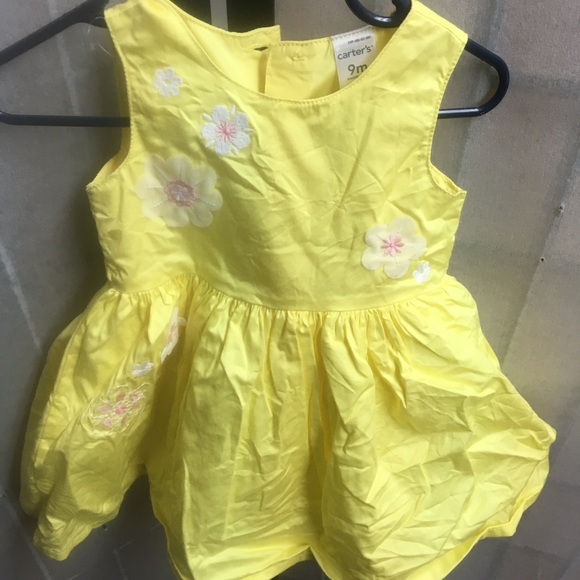 Carter's Yellow Floral Dress - Picture 1 of 5